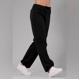 Weissman Black Low-Rise Cargo Pant Dance Costume